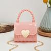 2023 Diamond Embossed Heart-Shaped Mini Jelly Coin Purse