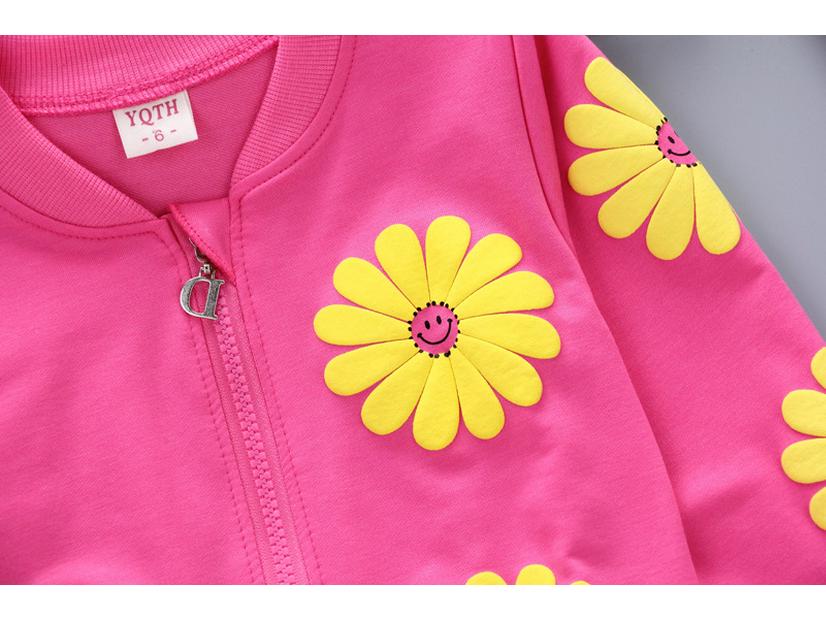 Spring & Autumn Fashion 3-Piece Set for Baby Girls: New Style Children's Clothing