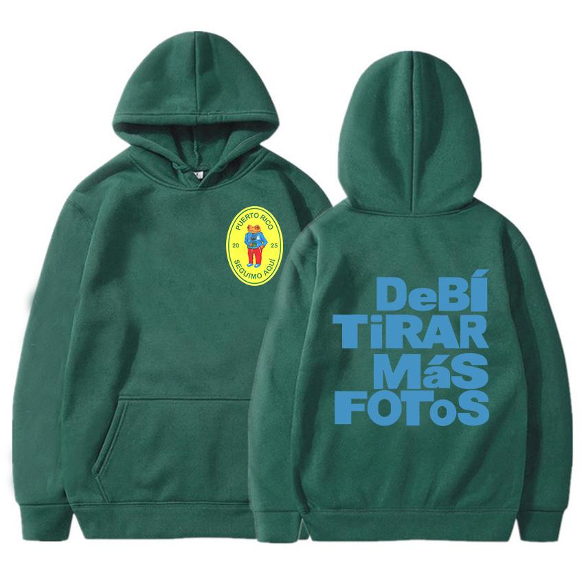 DTMF Debí Tirar Más Fotos 2025 Nové Album Mikiny Bad Bunny Slavný Zpěvák Mikiny Grafický Potisk Oblečení Dámská Mikina Dívky