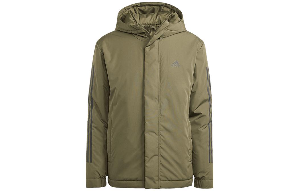Adidas 3 Stripes Jackets Men s Hooded Moderate Pilot IP2535 M