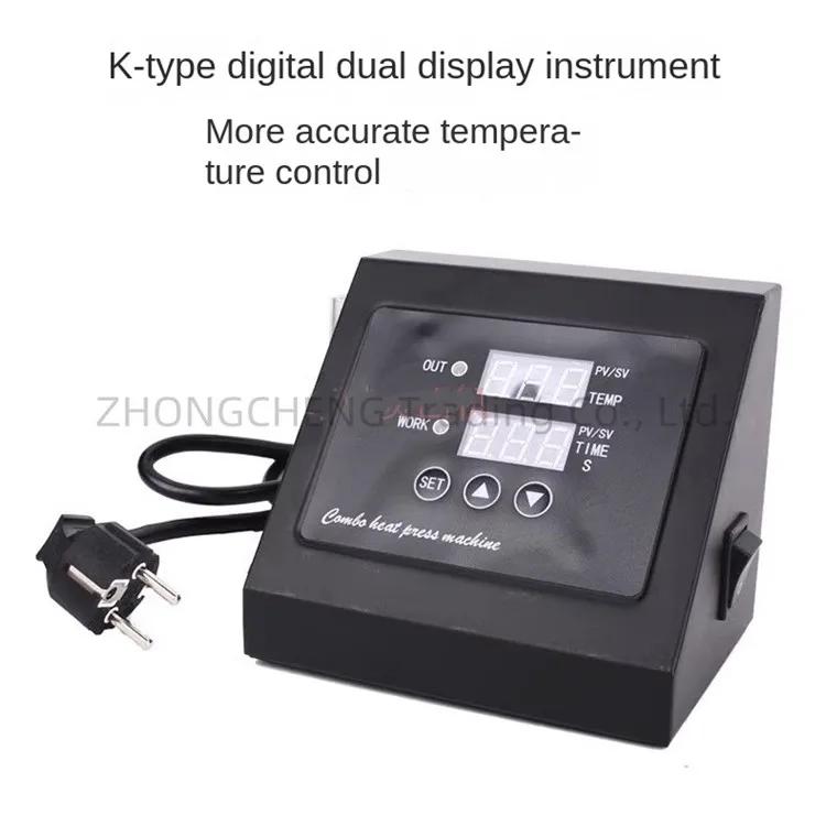 Wärmetransferdruck Multifunktionsmaschine Temperatur Schüttelkopf Drücken und Temperaturregler Zubehör