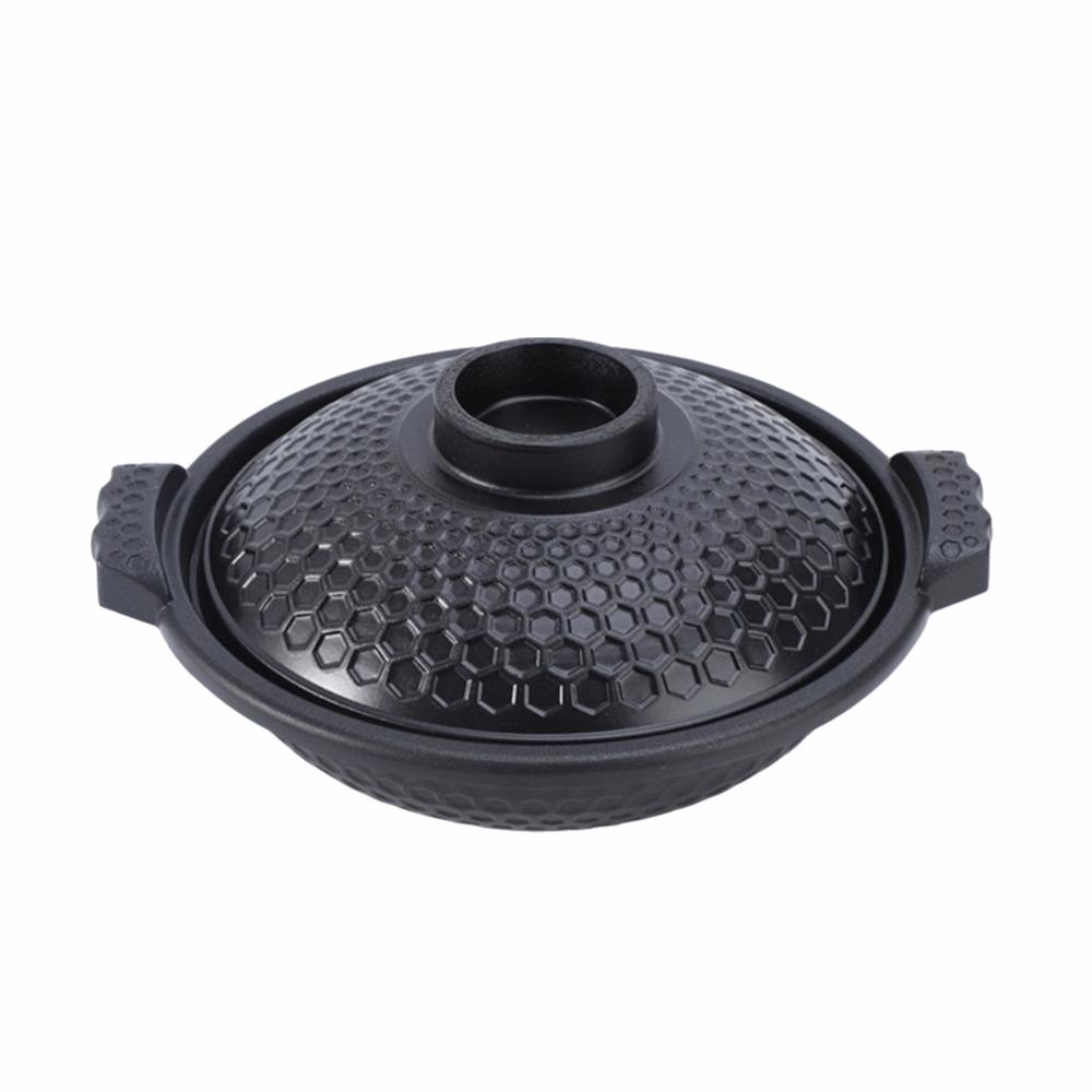 with Lid Casserole Stew Pot Non Stick Korean Stockpot Honeycomb Casserole Pot  Stone Bowl Rice