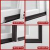 Self Adhesive Window Door Seal Strip Weather Windproof Soundproof Acoustic Foam Sliding Door Windows Cotton Seal Door Gap Filler