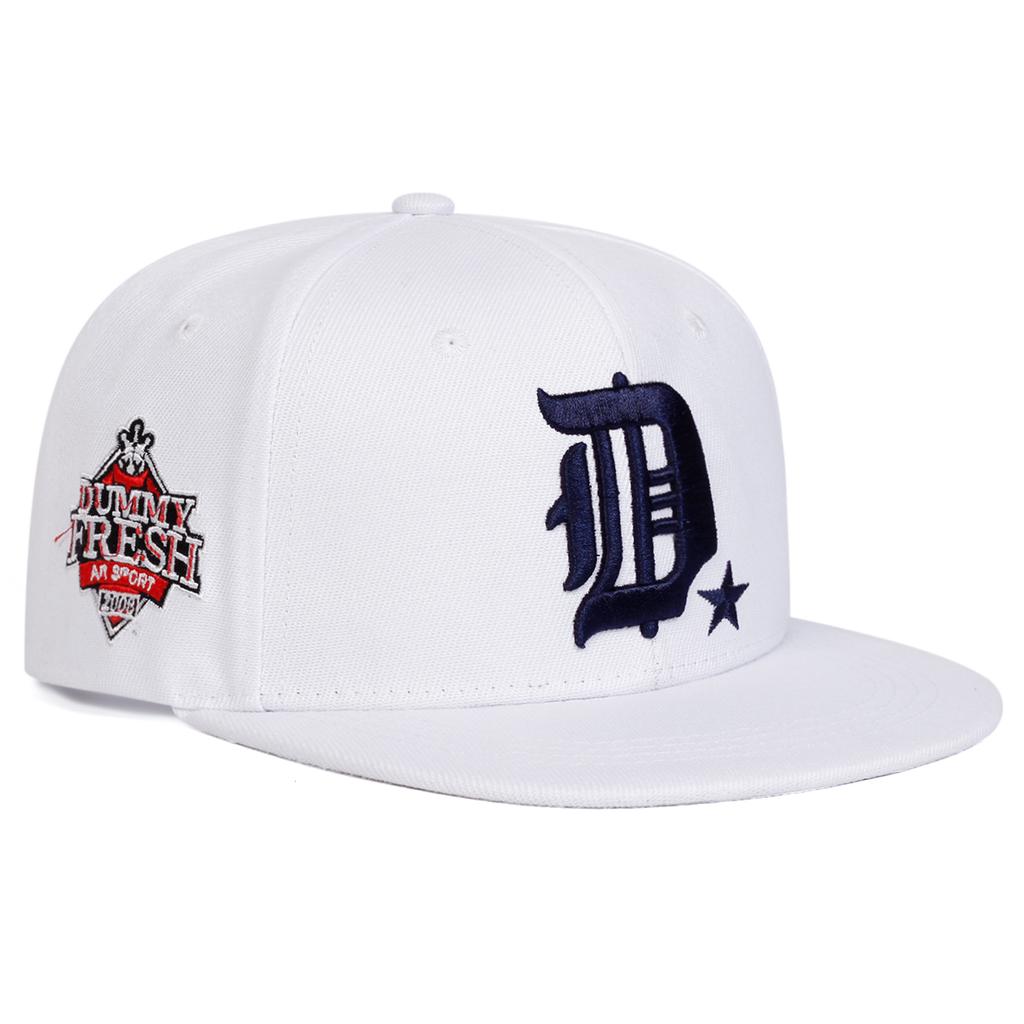 Men Letter D Embroidered Hip Hop Hat Outdoor Adjustable Sunscreen Leisure Hat Spring Autumn Travel Tourism Beach Vacation