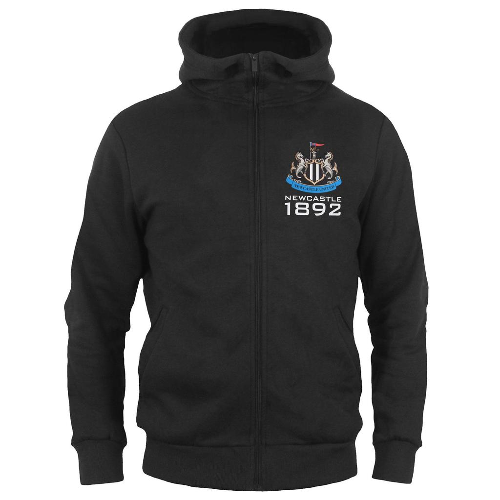 Newcastle United FC Boys Fleece Full Zip Hoodie