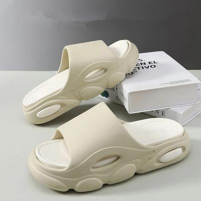 Mode Neue Herren Sommer Hausschuhe Dicke Sohle Haus Rutschfest Badezimmer Dusche Pantoletten Outdoor Weiche Wolke Mode Strandschuh Zehensandale