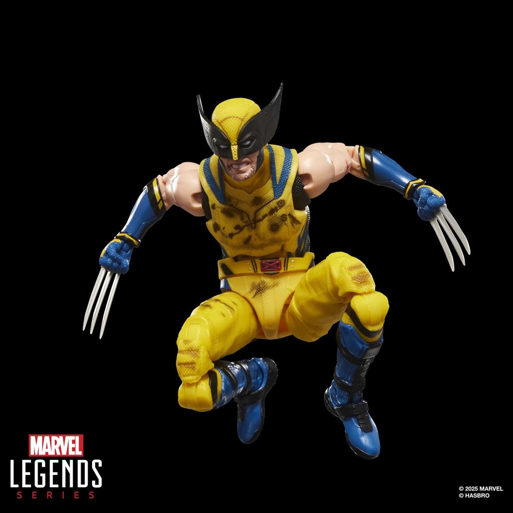 Hasbro MARVEL Legends Series Wolverine, Marvel Studios Deadpool & Wolverine (Battle Damaged Suit) 15 Cm Collectible Action Figure G2365 Authentic
