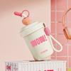 580ML/520ML Water Bottles With Straw Straw Dust Cap Drinking Cup High-capacity Leak-proof Cocktail Blend Shaker Cups