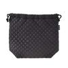 Etsumi Camera Case Quilted Pouch 2 L Black Drawstring Made In Japan VE-5306