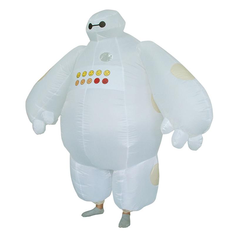 Prémiová kvalita Pánský nafukovací kostým maskota Baymaxe z Big Hero 6 Kostým na maškarní ples Cosplay