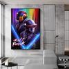 Daft Punk Music Singer Star Canvas Poster Alternative Abstract Art Painting Funny Wall Pictures Print for Cafes Bar Home Decor