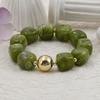 Stackable Beaded Bracelet Acrylic Handmade Bracelet Boho Square Beads Bracelet  for Women