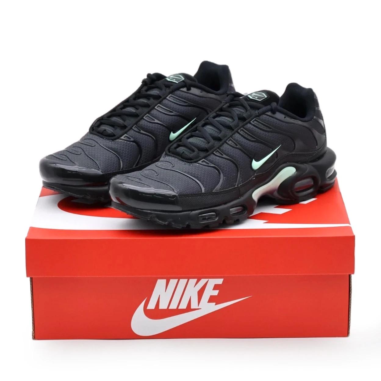 DM0032-029 Nike Air Max Plus Черный Мятный (Мужской) 8