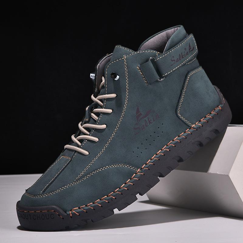 Men s Large Slip-On Leather Casual Driving Shoes, New Arrival (May 4th) 46