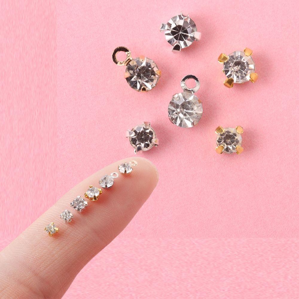 Accessories Patchwork Decoration Mini Button Rhinestone Buckles DIY Doll Clothes Necklace Buttons