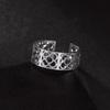 Lemegeton Barcelona Flowers Rings for Women Stainless Steel Ring Square Flower Finger Jewelry Souvenir Accessories 2026 Trend