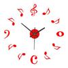 Note Clock Acrylic Wall Clock Study Entrance Wall Clock Decorative Wall Sticker Clock Luminous Nordic Style Fashionable Silent