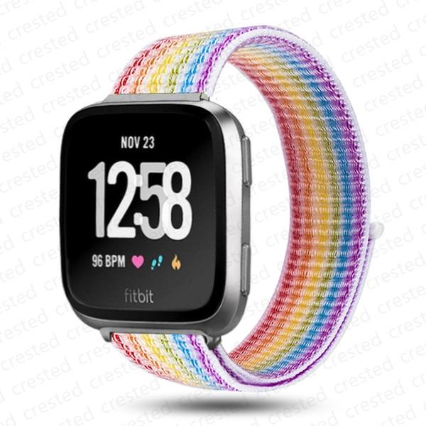 Nylon Loop Strap for Fitbit Versa 4 3 band Smart watch replacment Soft Breathable Sport belt Correa Bracelet Fitbit Sense 2 band