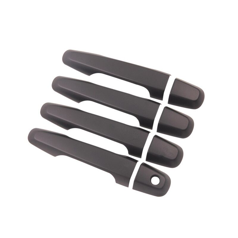 

Для Mitsubishi L200 Triton L 200 2015 2016 2017 2018 матовый черный хромированный чехол для дверной ручки автомобиля Стайлинг 1 keyhole