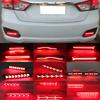 Car Flashing 2PCS For Suzuki Ertiga Ciaz Vitara S-Cross SX4 Splash Car Led Brake Lights Rear Bumper Lamp Reflector Tail Lamp