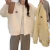 Women's Korean Plus Size Baseball Jacket - Autumn/Winter, Unique Design, College Style, Thickened, Age-Reducing.