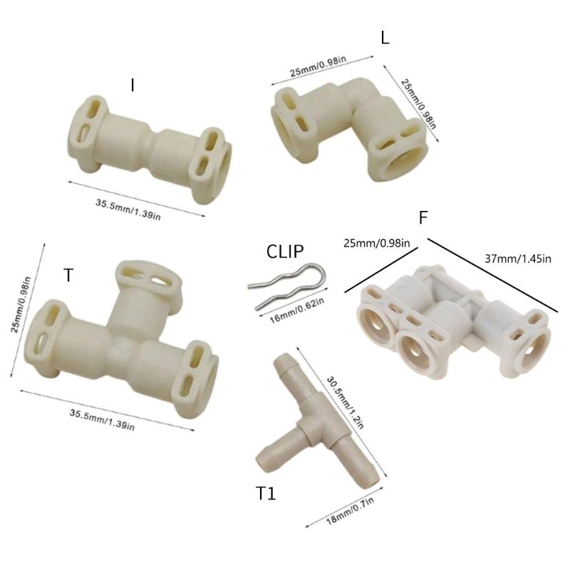 Coffee Machine Water Connector Adapter Clip Universal Adapter with Easy Installation Leak Prevention for Home Use