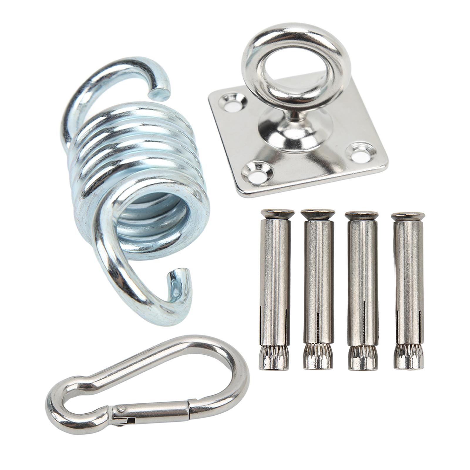

Hammock Hanging Kit Durable Wearable Stainless Steel Firm Connection Convenient Practical Hardware for Home