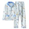 Langsha Boys' Winter Flannel Pajama Set