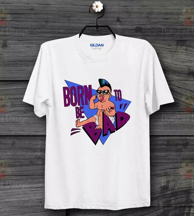 

Born To Be Bad Twins 80s Punk Cool Baby Vintage Unisex T Shirt B272 M