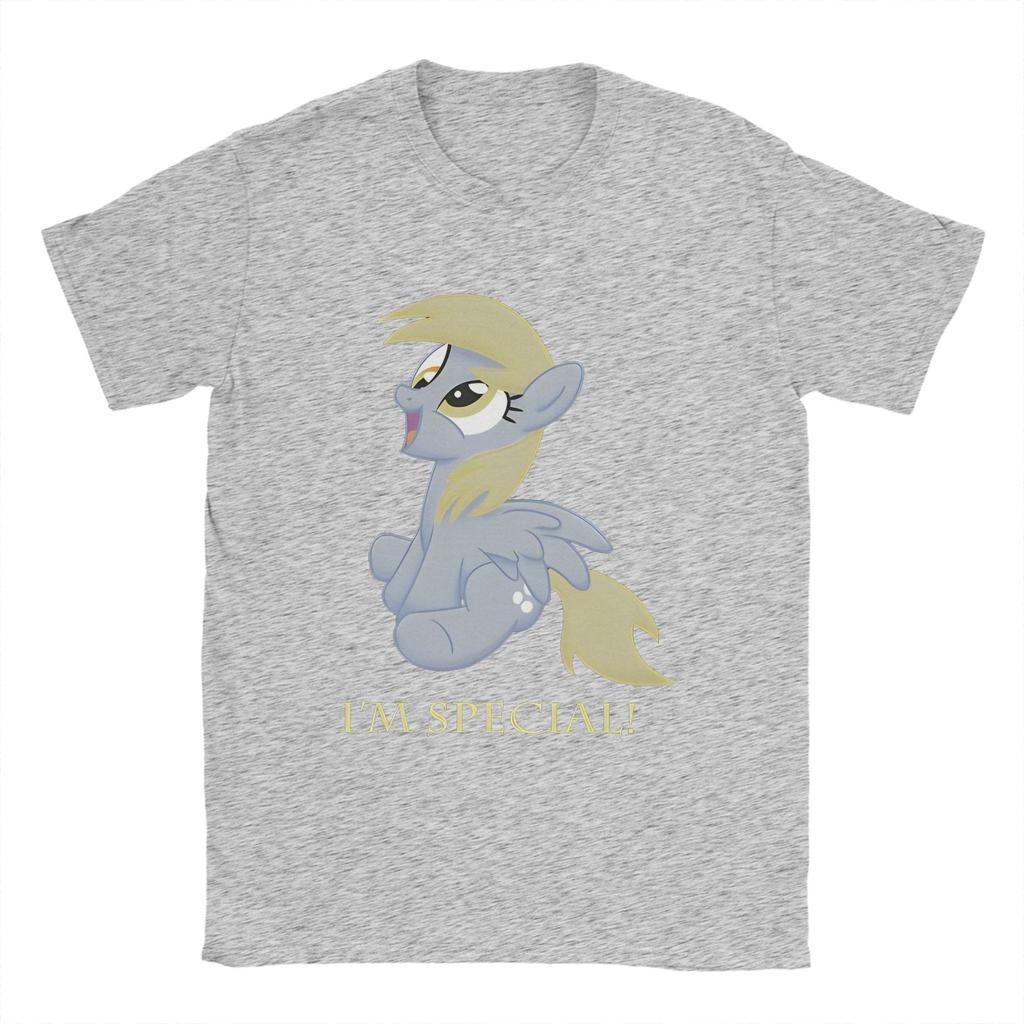 Unisexs Muffins Derpy Hooves T Shirts Cotton Tops Awesome Short Sleeve Round Neck Tees Birthday Gift TShirts