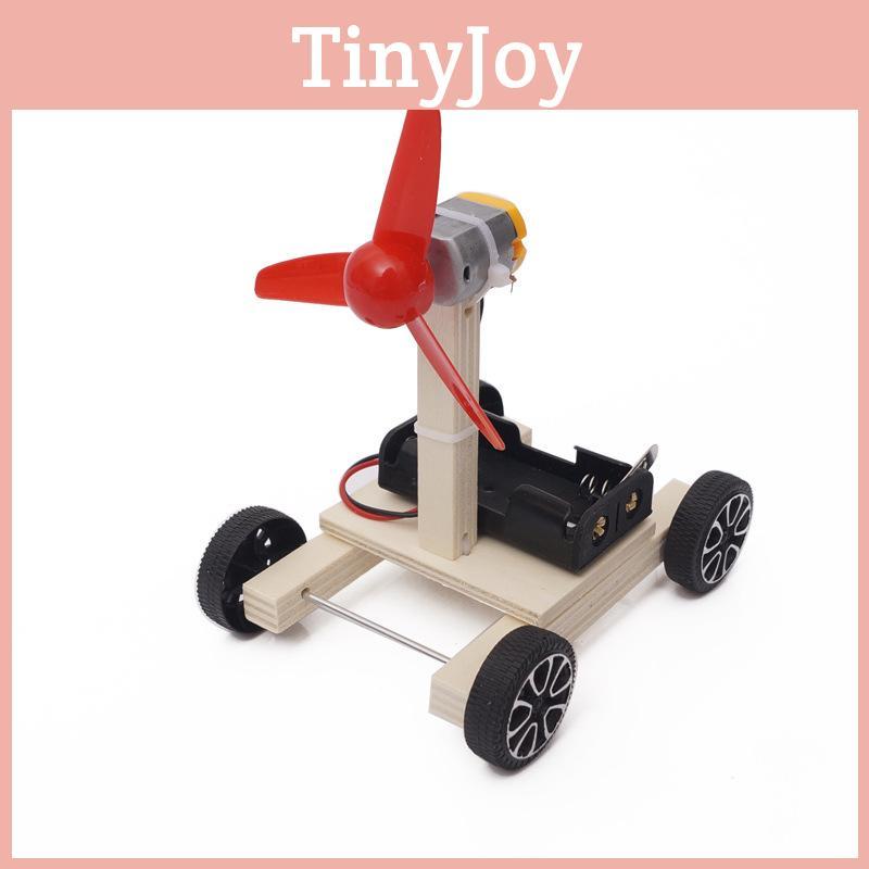 Science Diy Air-powered Car Educational Wood Model For Stem Education