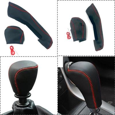 Car Styling  Leather Handbrake Cover for Chevrolet Cruze Malibu Captiva Matiz Orlando Spark TRAX Aveo Sonic Lova Sail
