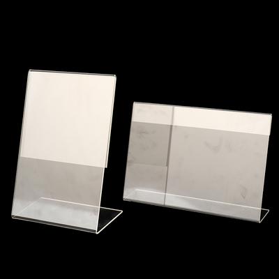 Acryl Tischaufsteller Rahmen Tischkarte Schild Sammlung Fotoschutz Halter Magnetisches Album Postkarte Souvenir Aufsteller