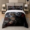 3-teiliges Bettwäsche-Set, Tokyo Ghoul 1 Bettbezug und 2 Kissenbezüge, Bedruckte Bettwäsche Dekoration für Gästezimmer
