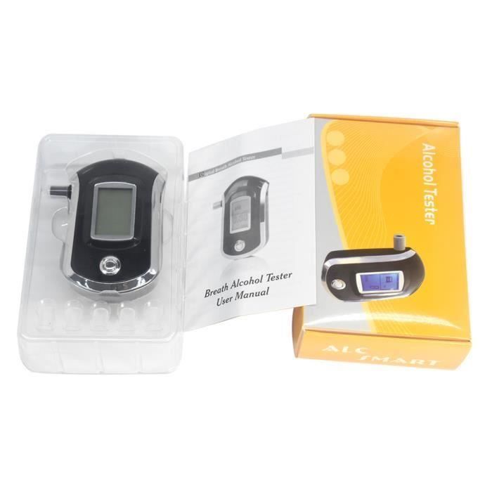 A Portable LCD Screen Security Blowing Alcohol Tester Breathalyzer Sobriety the Alcohol At the Wheel Analyzer detectorYW3858