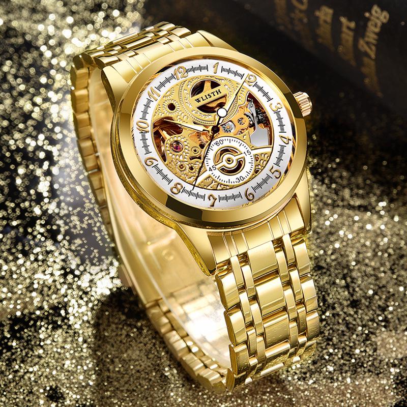 Wolis Automatic Mechanical Watch Gold Men'S Watch Watch Automatic Mechanical Watch