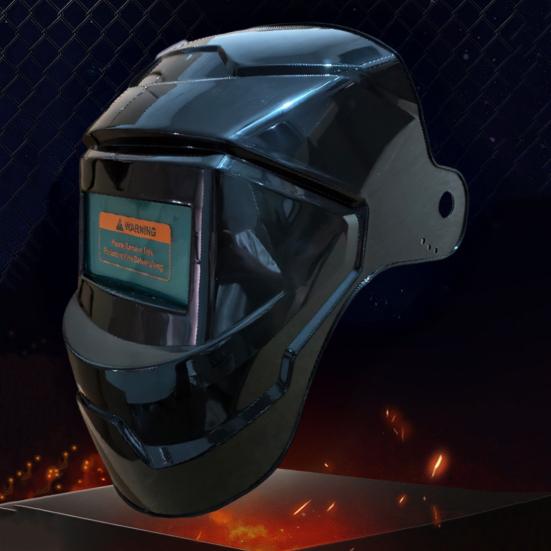 Auto-Darkening Welding Helmet with Headlight Lightweight Arc Proof Mask Multifunctional Welding Shield for Various Applications