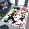 1pc My Hero Academia Gravity Chair Mat - Anime Cartoon Design Office Desk Pad, Non-Slip Carpet for Home Decor, Living Room, Bedroom, Game Room, Birthd