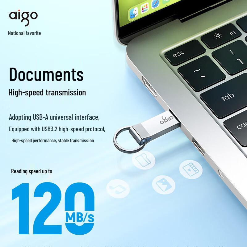 aigo U310 64GB USB 3.2 High-Speed Flash Drive