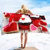 Cakes Beach Towels Cotton Beach Towel Super Absorbent Oversized Lightweight Quick-Dry Bath Towels Sand Free Turkish Beach Towels
