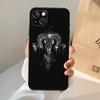 Ram Skull Skeleton Horror Phone Case For iPhone 17 Air 16 14 13 12 11 15 Pro Max 13 12 Mini 15 16 Plus 16e Cover Coque