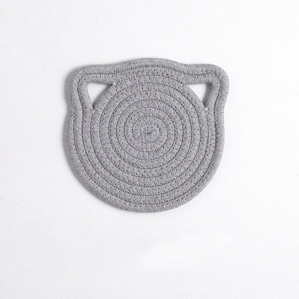 

Японська лляно-бавовняна термоізоляційна настільна підставка - Антиопікова скандинавська підставка під чашку та підставка під миску 25CM
