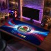 Blackburn Rovers FC Custom Large Mouse Pad, Personalized Name Text Print, Football Logo Non‑Slip Desk Mat Gaming Gift