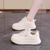 Spring Student Versatile Small Board Shoes Women's Classic Fashion Simple Bread Shoes Platform Heightening Sports and Leisure Shoes