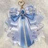 Accessori Decorativi per Itabag Fiocco a Doppio Strato Ciondolo per Borsa Fatto a Mano DIY Gioielli Lolita Regalo per Amico Periferiche Anime