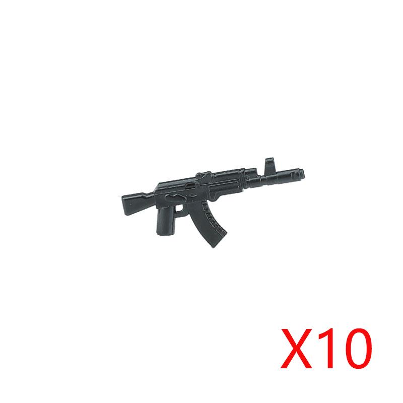 Military Weapons Accessories Building Blocks Russian Special Forces AK Rifles Tactical Bulletproof Vests Equipments Bricks Toys