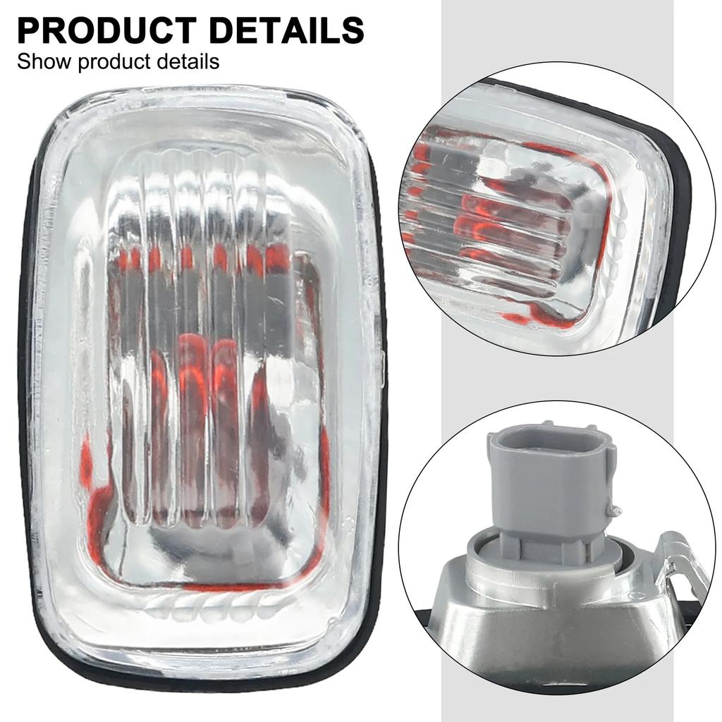 Car Front Bumper Side Marker Turn Signal Lamp for Toyota For Cruiser LC100 9807 Perfect Match High Reliability Easy Installation