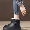 Shoes for Woman Elegant with Medium Heels Women's Snow Boots Leather Tassel Waterproof Anti Skid Goth On Slip Spring Autumn Chic