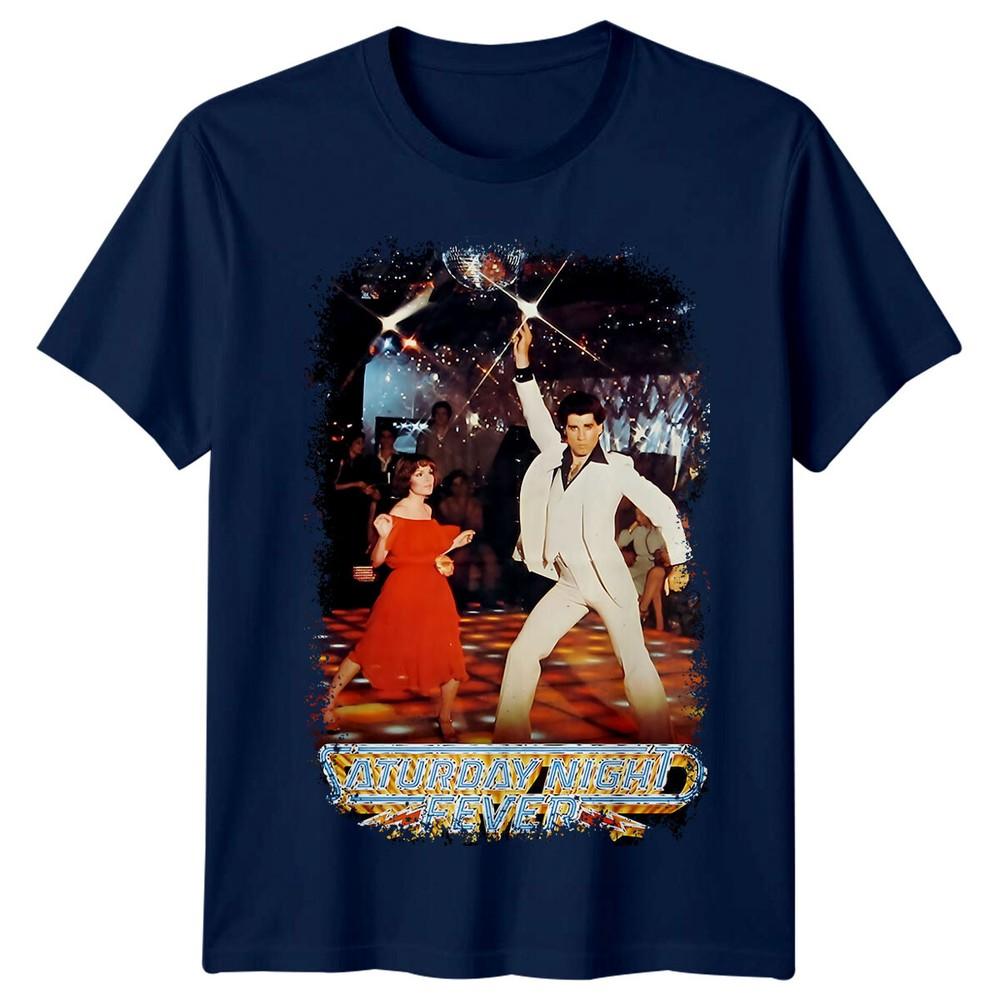Saturday Night Fever 1977 Movie Poster Inspired Tshirt Retro 70s Tee Unisex