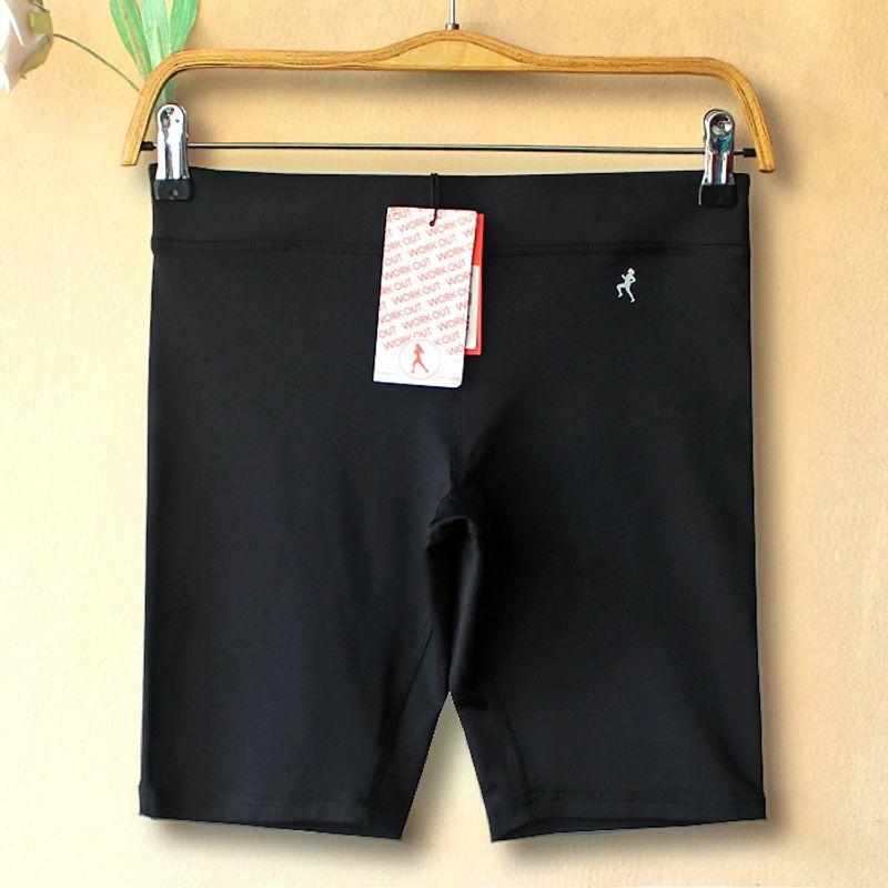 

Elastic Outdoor Sports Workout Aerobics Home Shorts Black 10